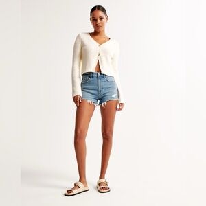 Abercrombie & FITCH The 4 In Mom Shorts High Rise